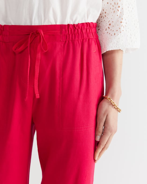Lori Bright Pink Cargo Trousers – Anonymous The Company