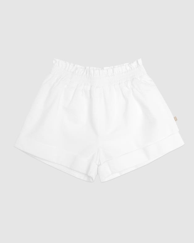 Girls white deals cotton shorts