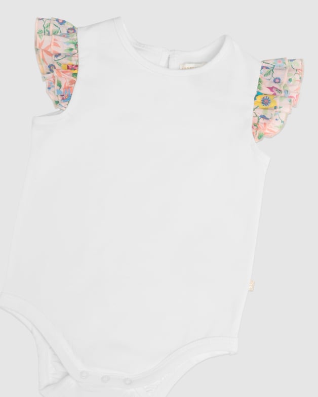 Lola Liberty Frill Baby Bodysuit Sportscraft