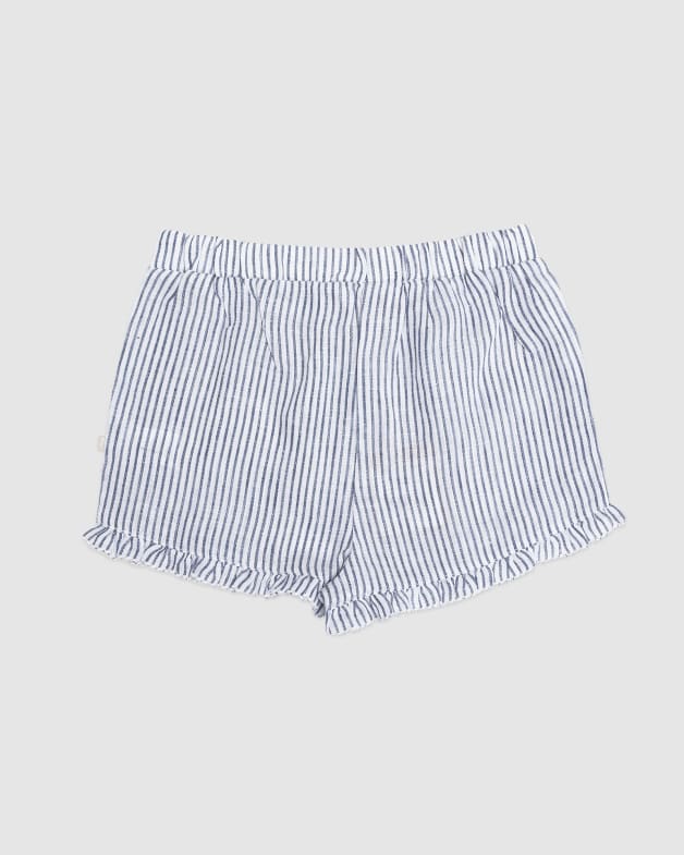 White sale frill shorts