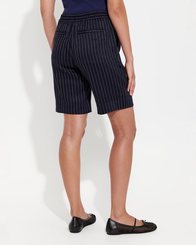Stripe shorts women sales