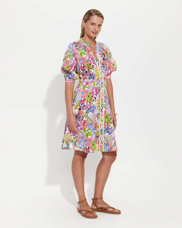 Jungle Liberty Linen Dress Sportscraft