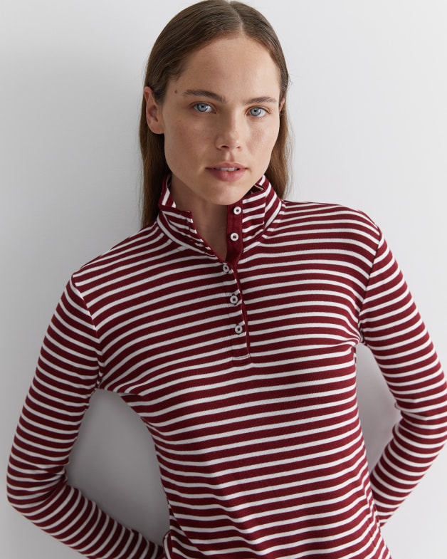 Funnel neck shirt women's store