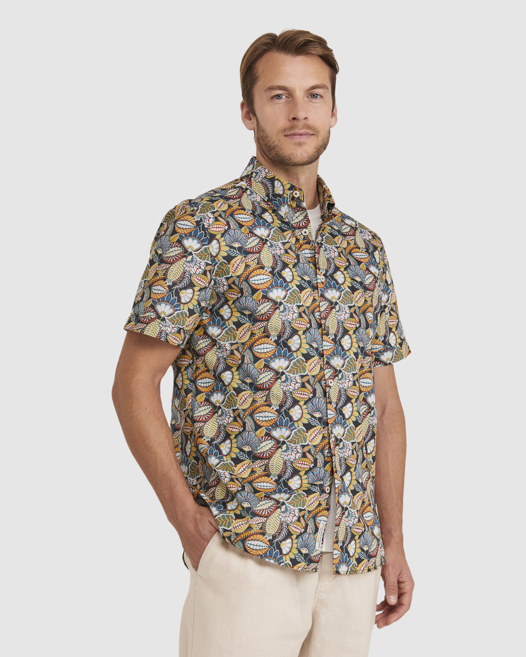 Neo Liberty Short Sleeve Shirt in MULTI