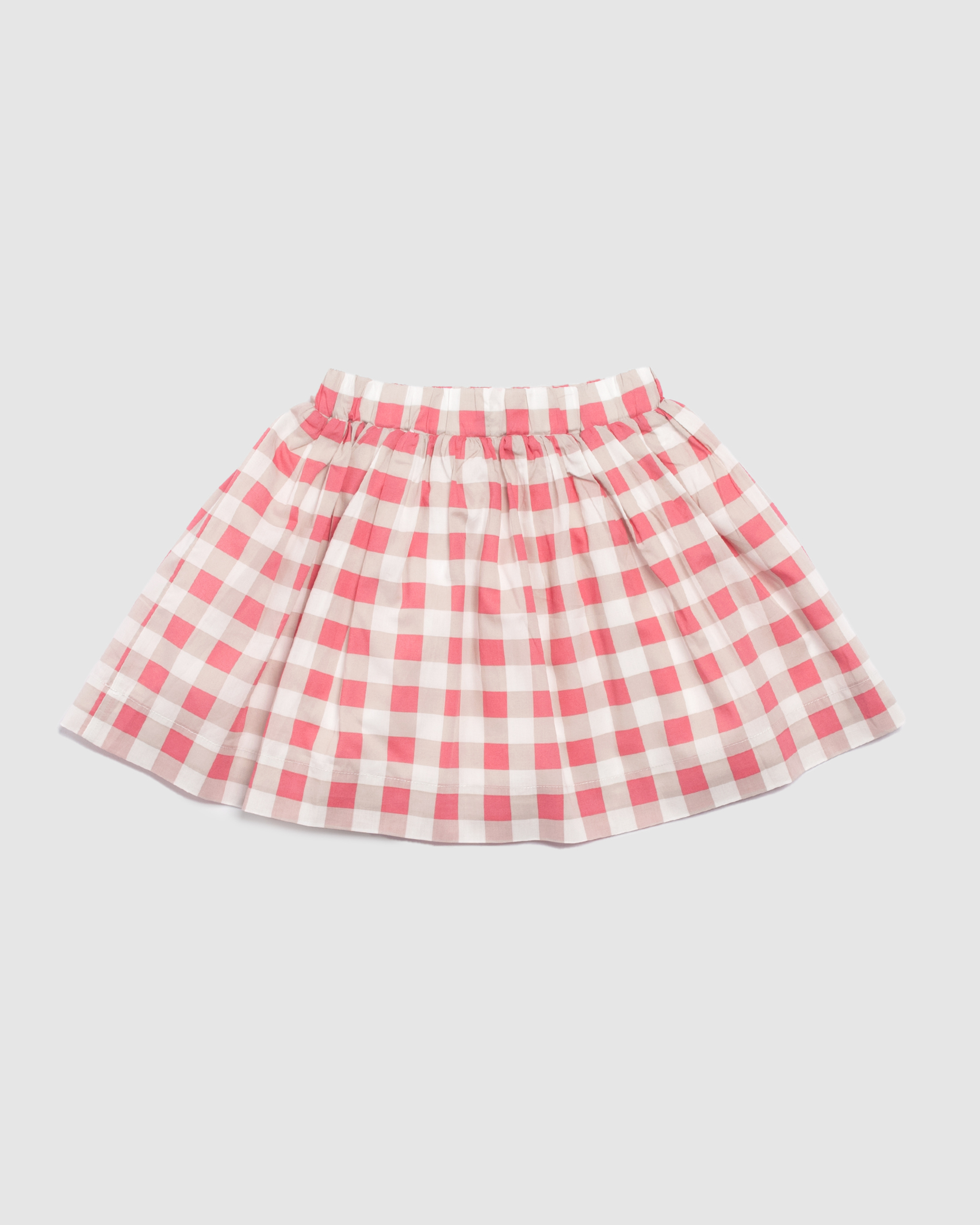 Cora Check Cotton Skirt in MULTI CHECK
