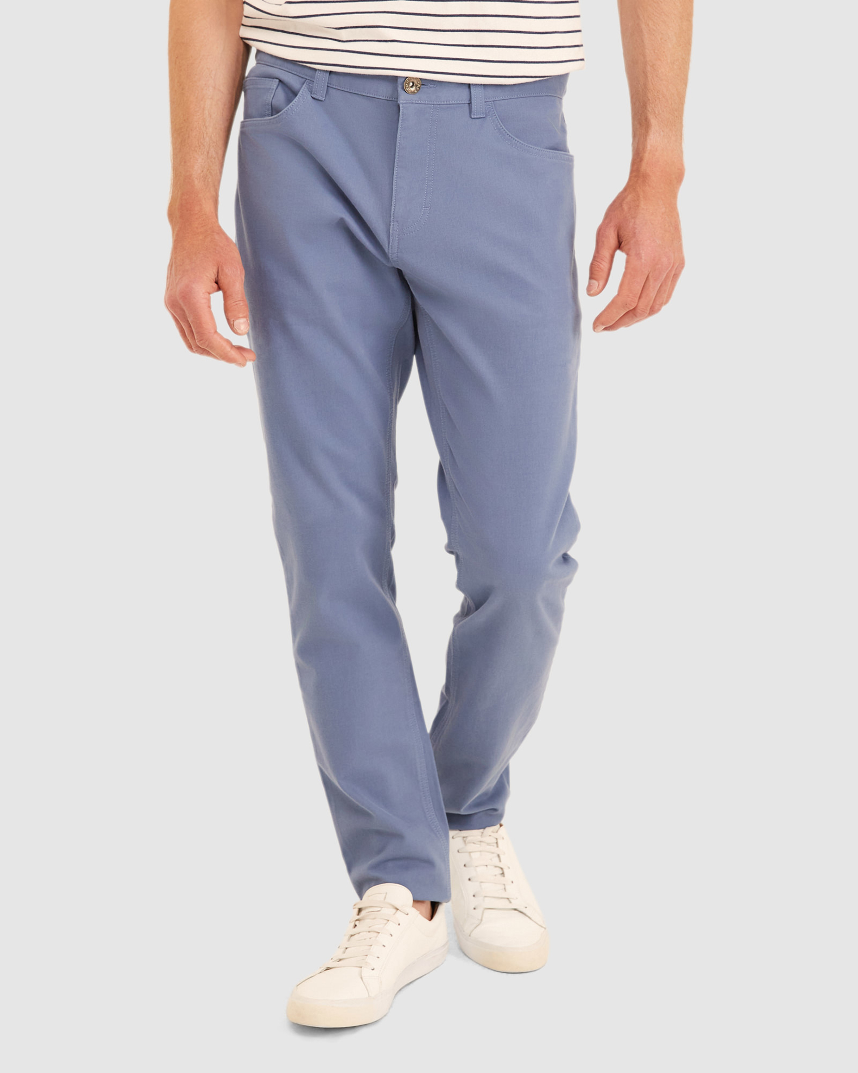 Tapered Bedford Jean in AGED BLUE