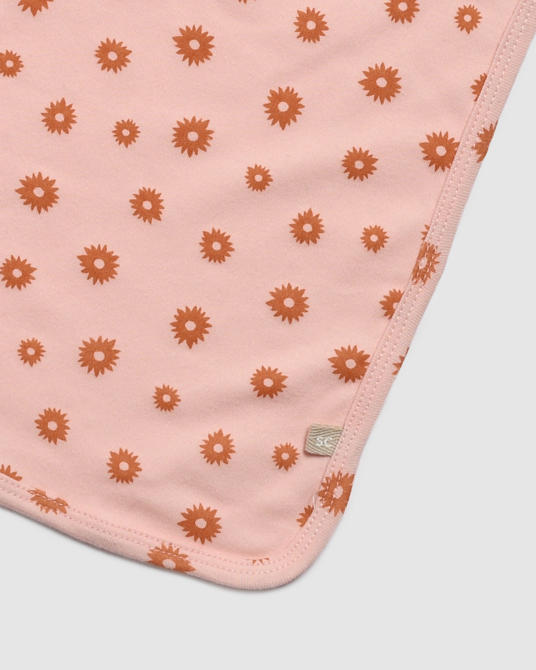 Cleo Cotton Wrap in PINK/BROWN