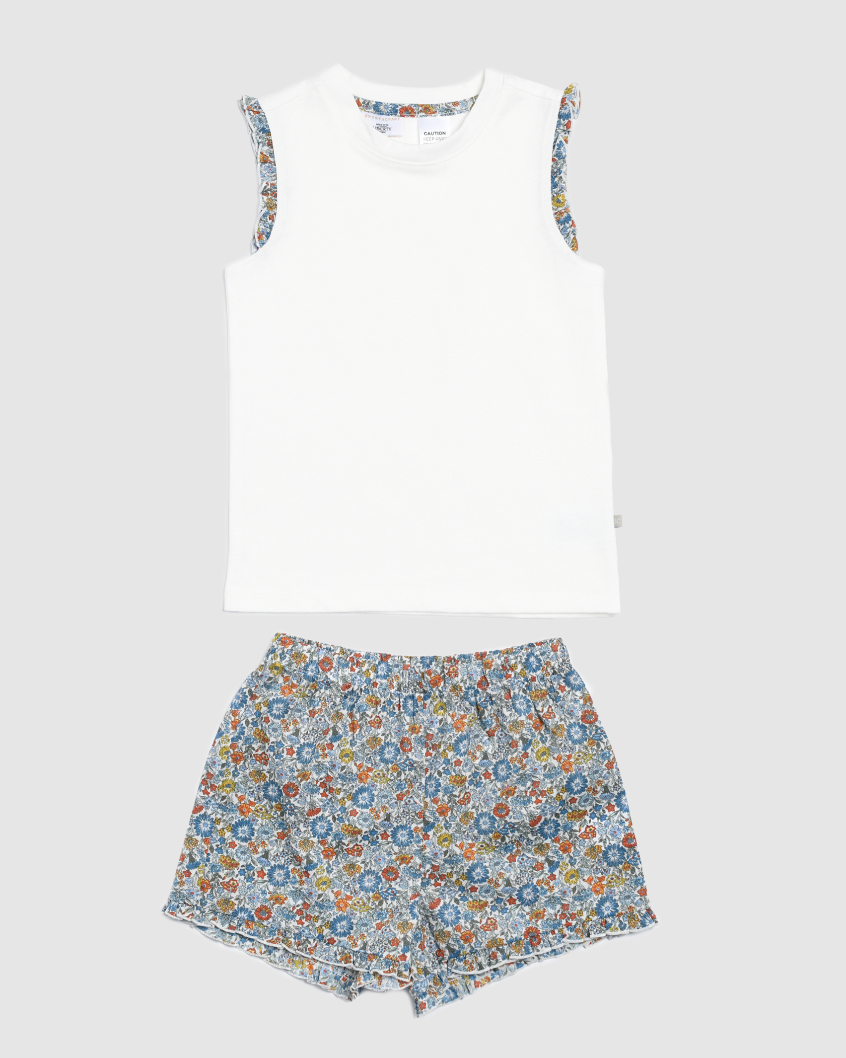 May Liberty Cotton PJ Set in MULTI