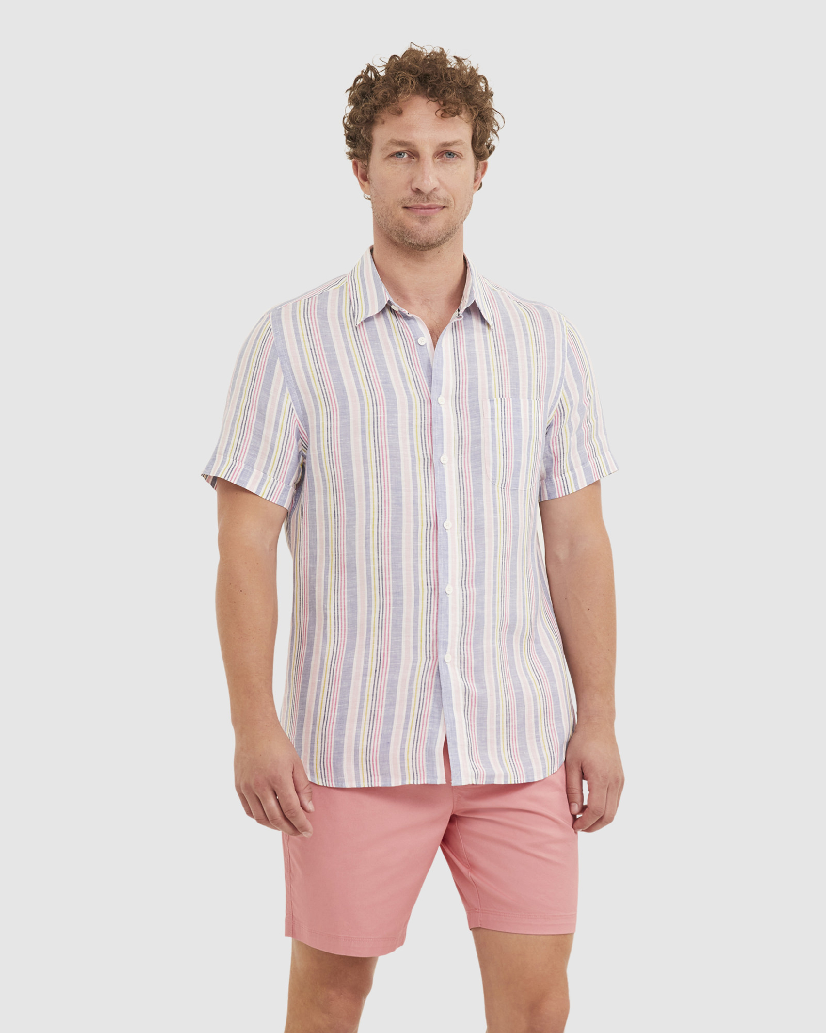 Ashby Short Sleeve Shirt in MULTI