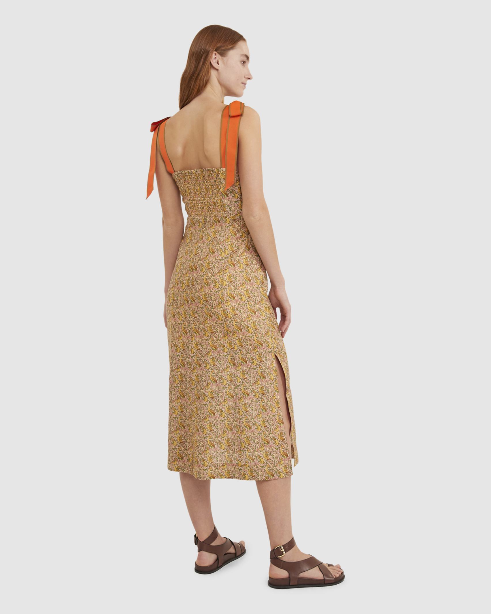 Eden Liberty Dress in CHARTREUSE
