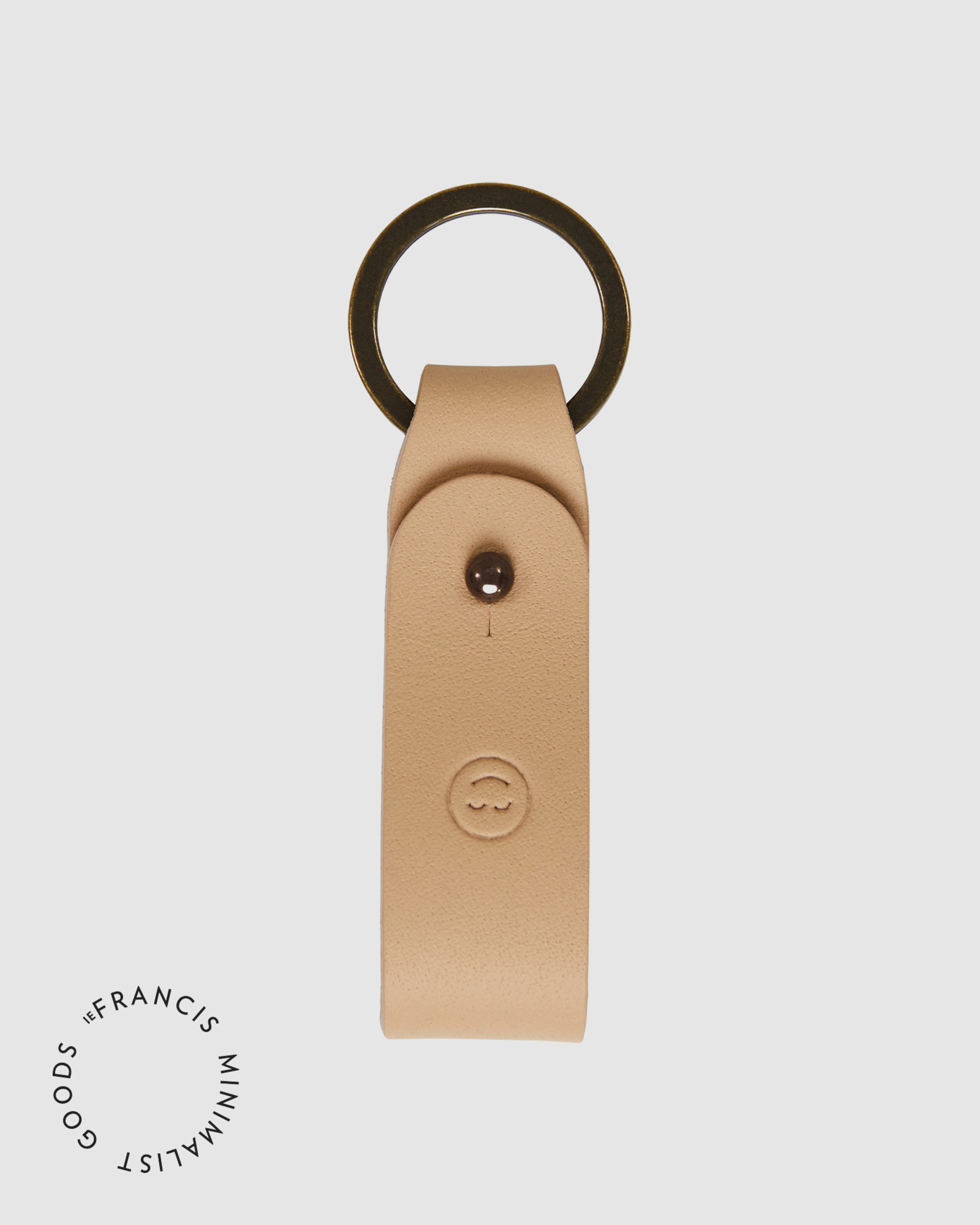 IEFrancis Leather Key Fob in NATURAL
