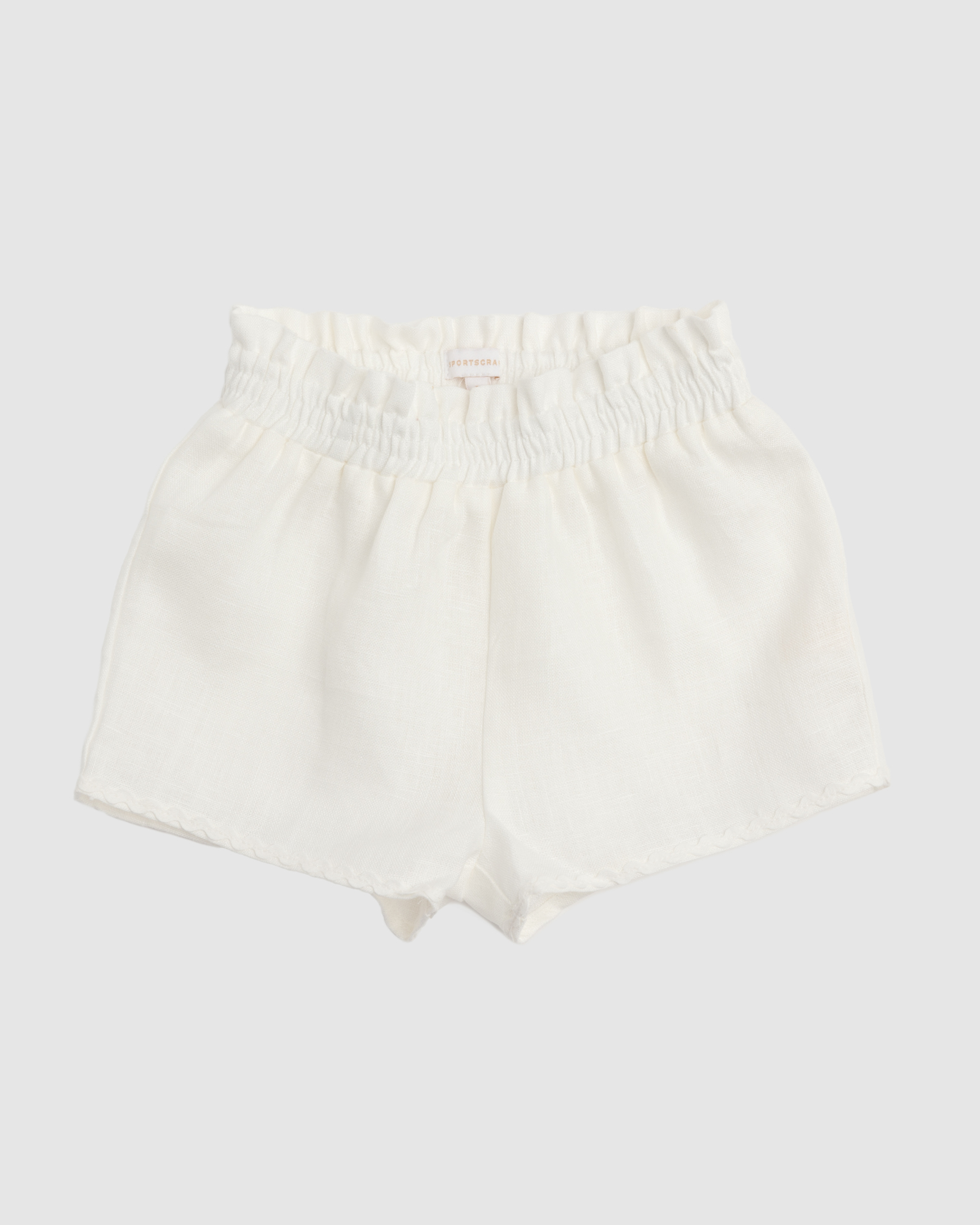 Layla Linen Short in SNOW