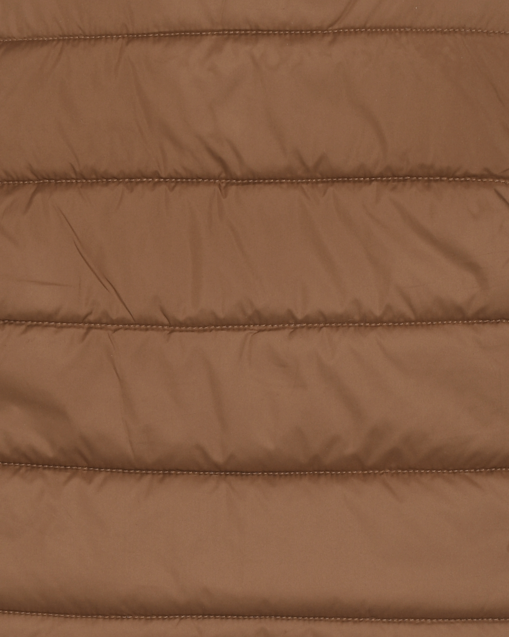 Quinn Quilted Puffer Vest in ALMOND