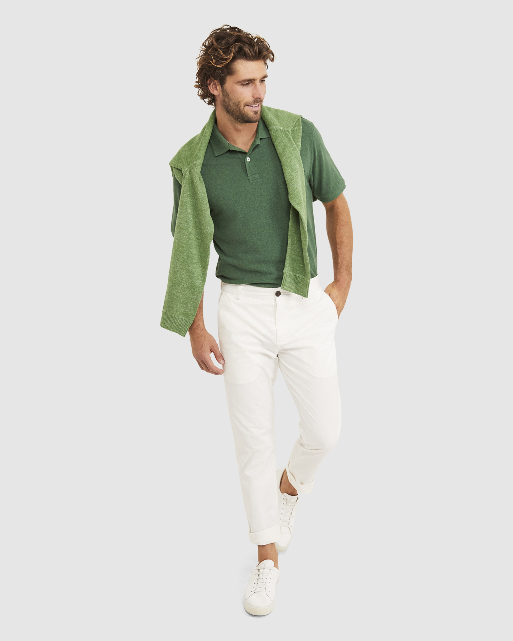 Smith Chino Tapered in WHITE