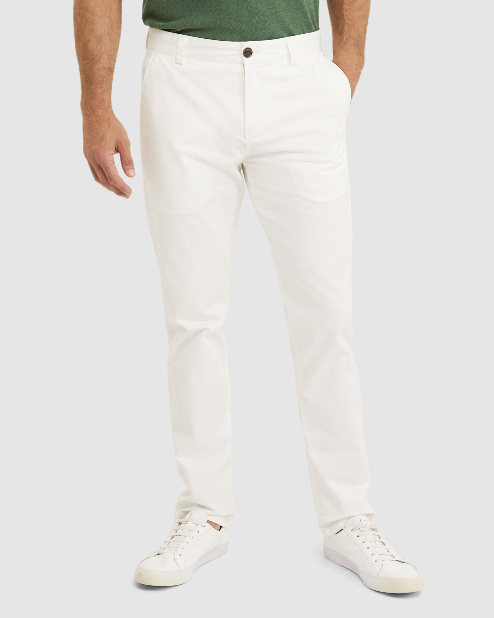 Smith Chino Tapered in WHITE