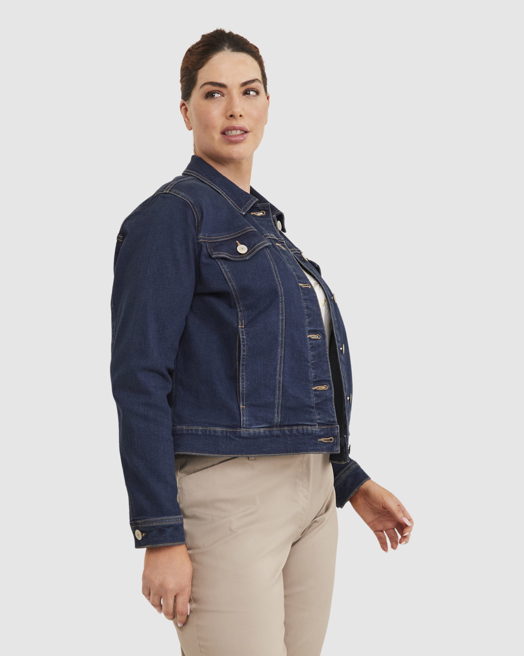 Brooklyn Denim Jacket in DARK WASH
