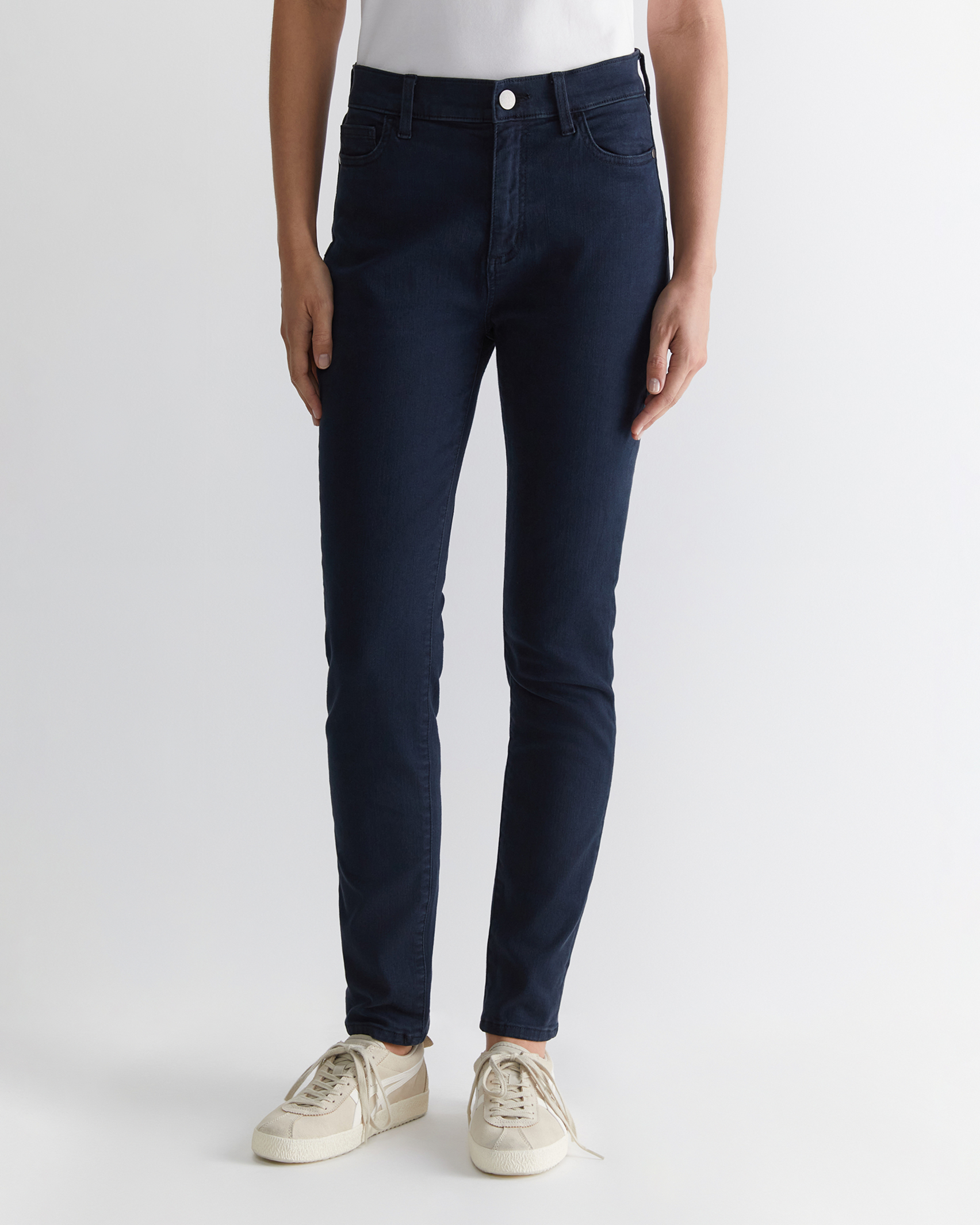 Jackie High Waist Skinny Jean in DARK WASH
