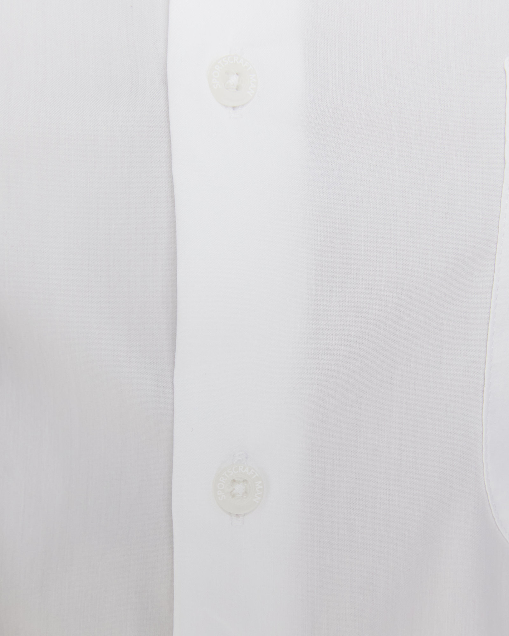 Stretch Poplin Tapered Shirt in WHITE