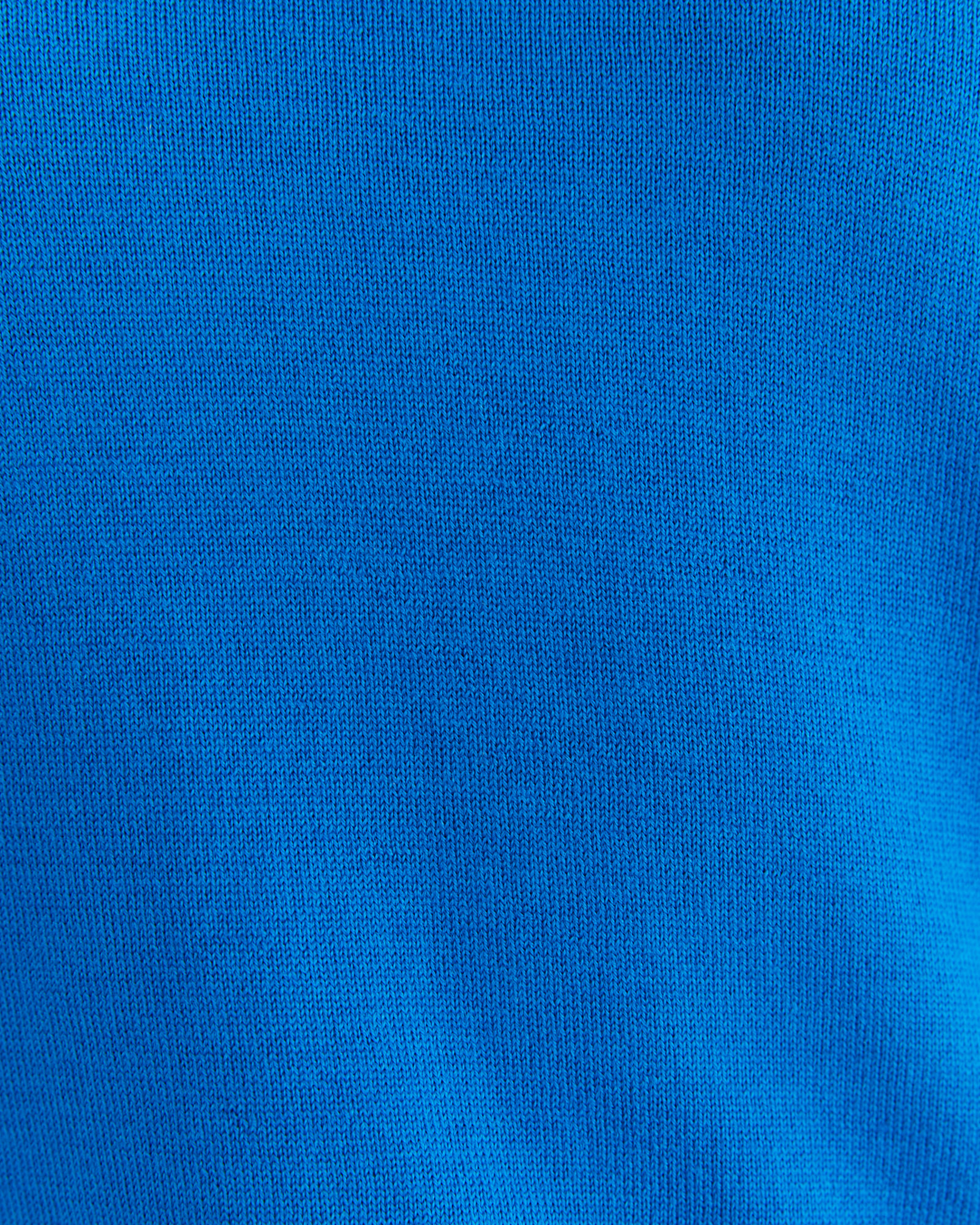 Merino Wool Long Sleeve Knit in OCEAN BLUE