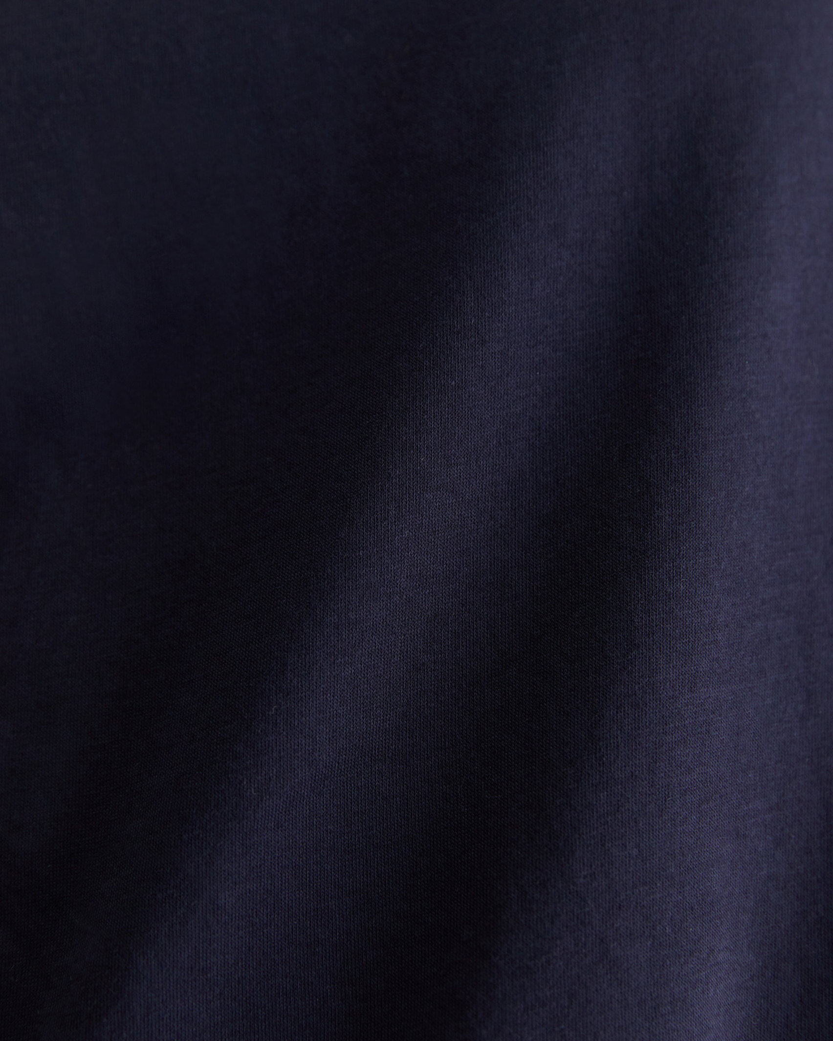 Cotton Crew 3/4 Sleeve T-Shirt in NAVY