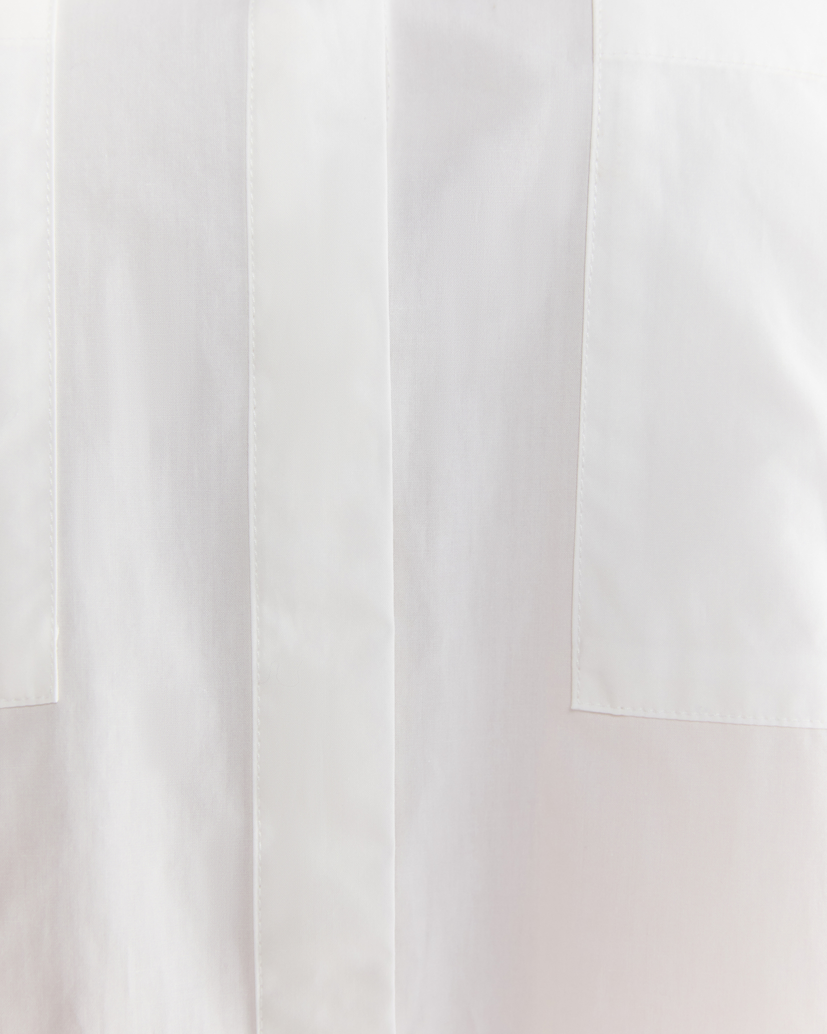 Alex Poplin Shirt in WHITE
