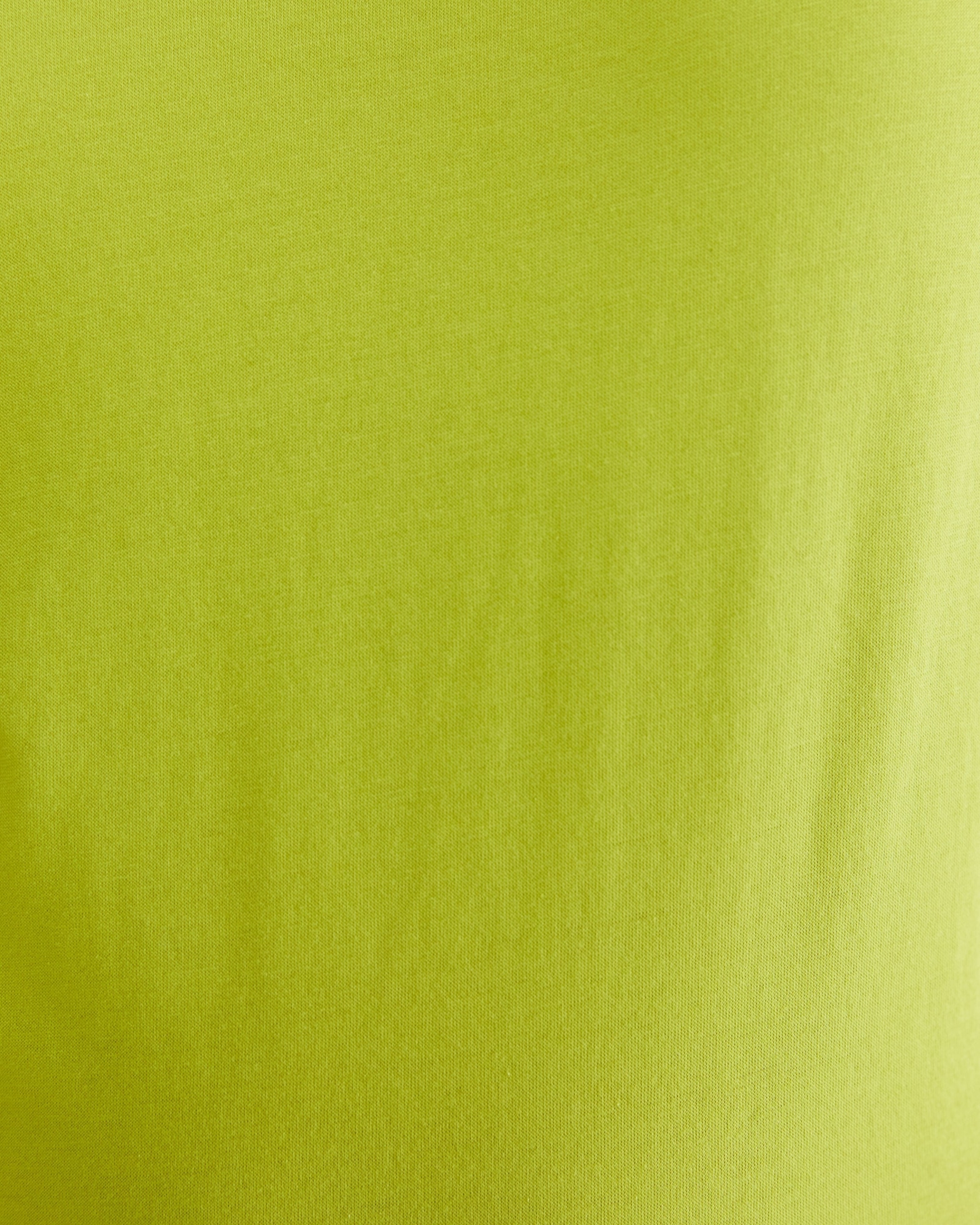 V Neck Mercerised Tee in APPLE