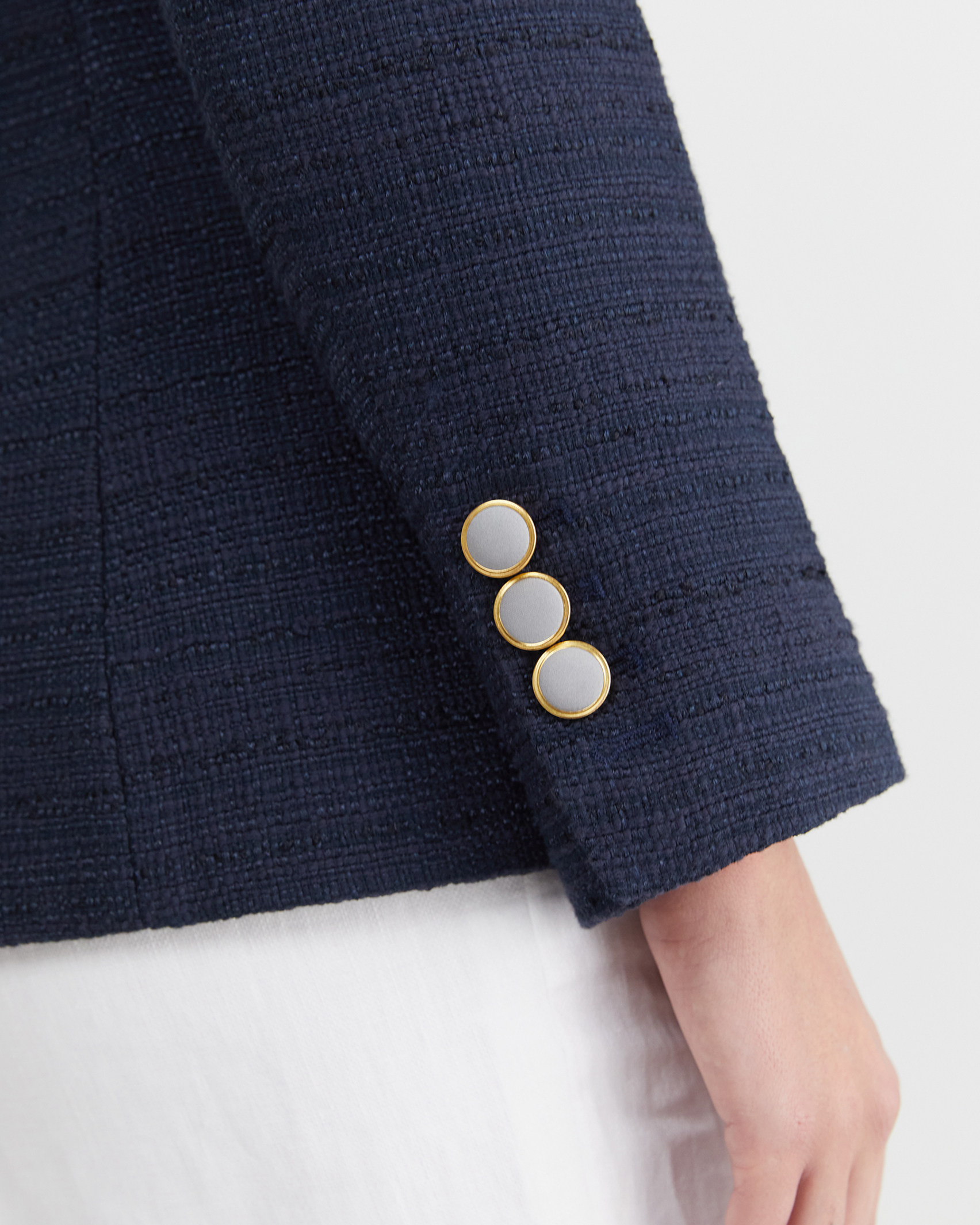 Michelle Textured Blazer in NAVY
