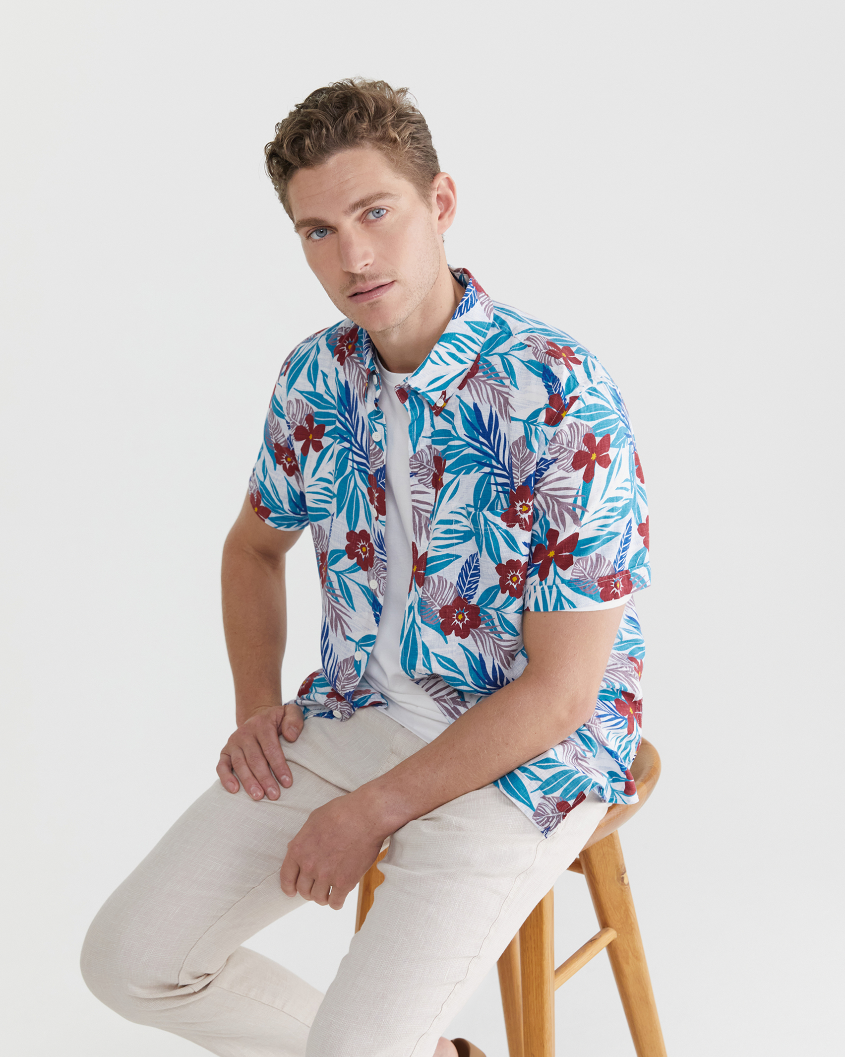 Ace Regular Shirt in WHITE