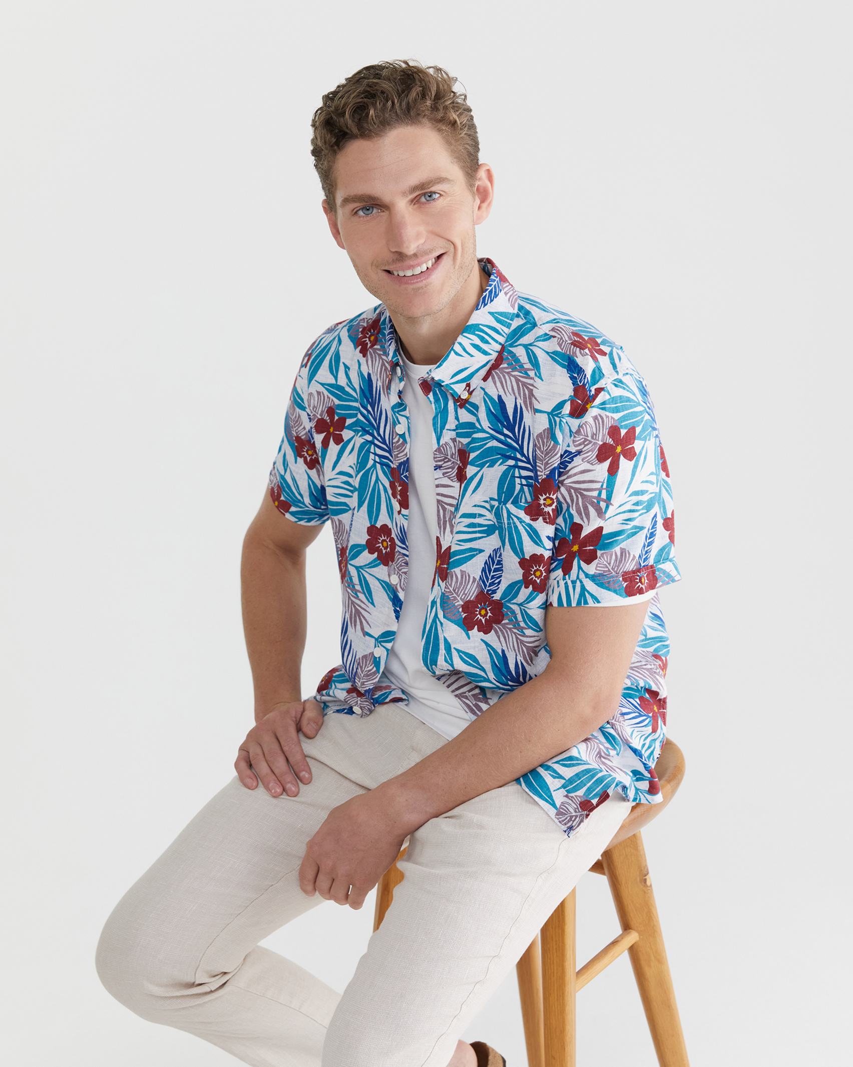 Ace Regular Shirt in WHITE