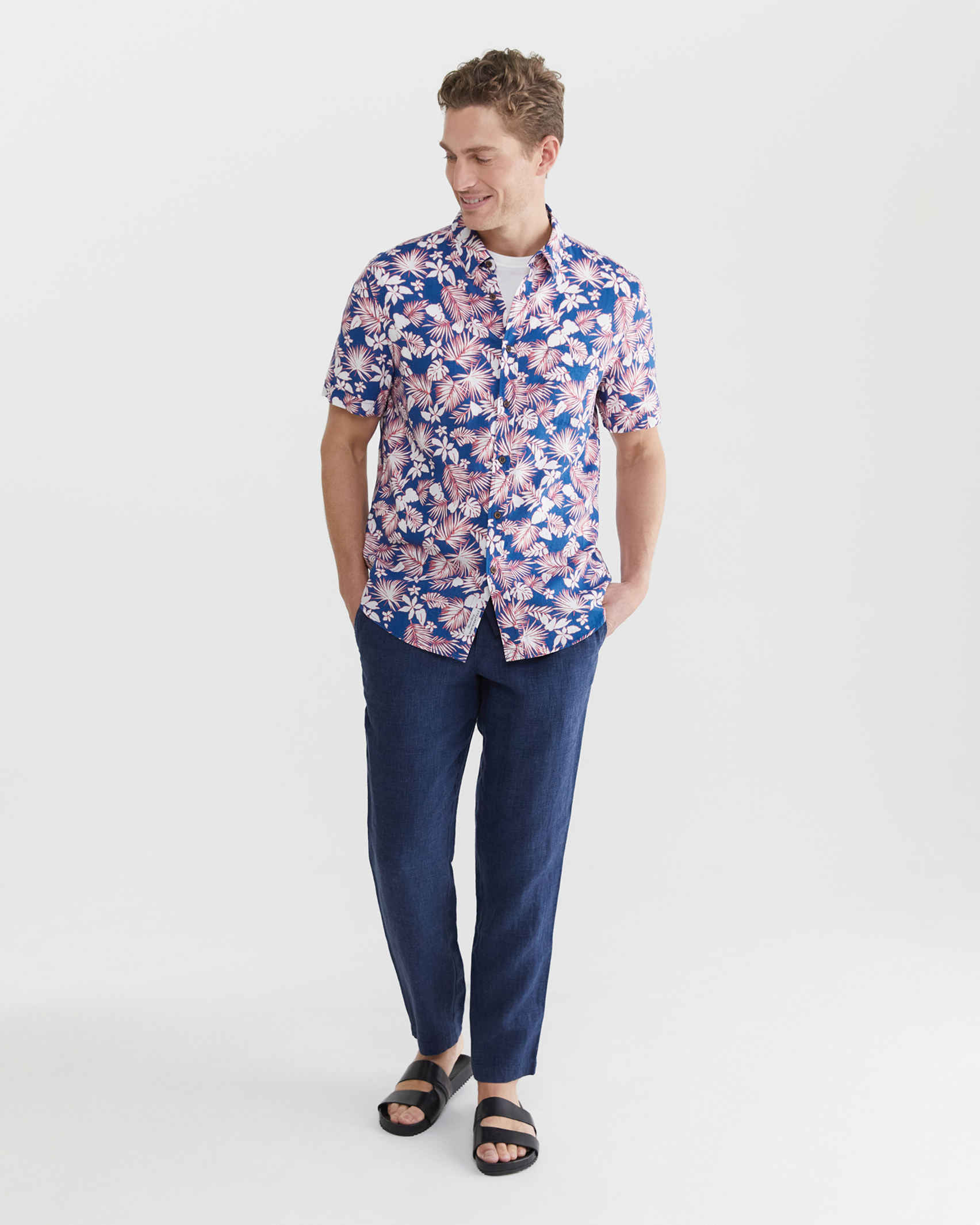 Dovers Regular Shirt in DELFT BLUE