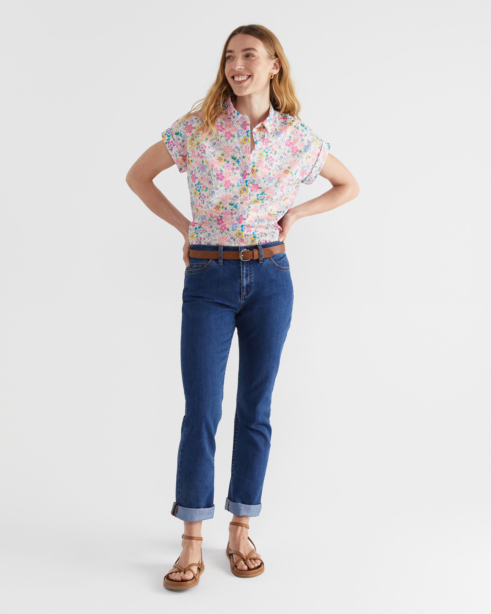 Pavillion Liberty Shirt in PINK MULTI