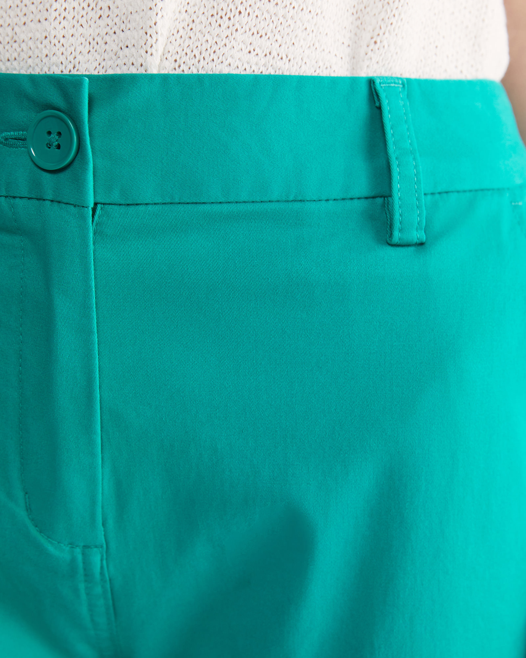 Laura Relaxed Chino in TURQUOISE