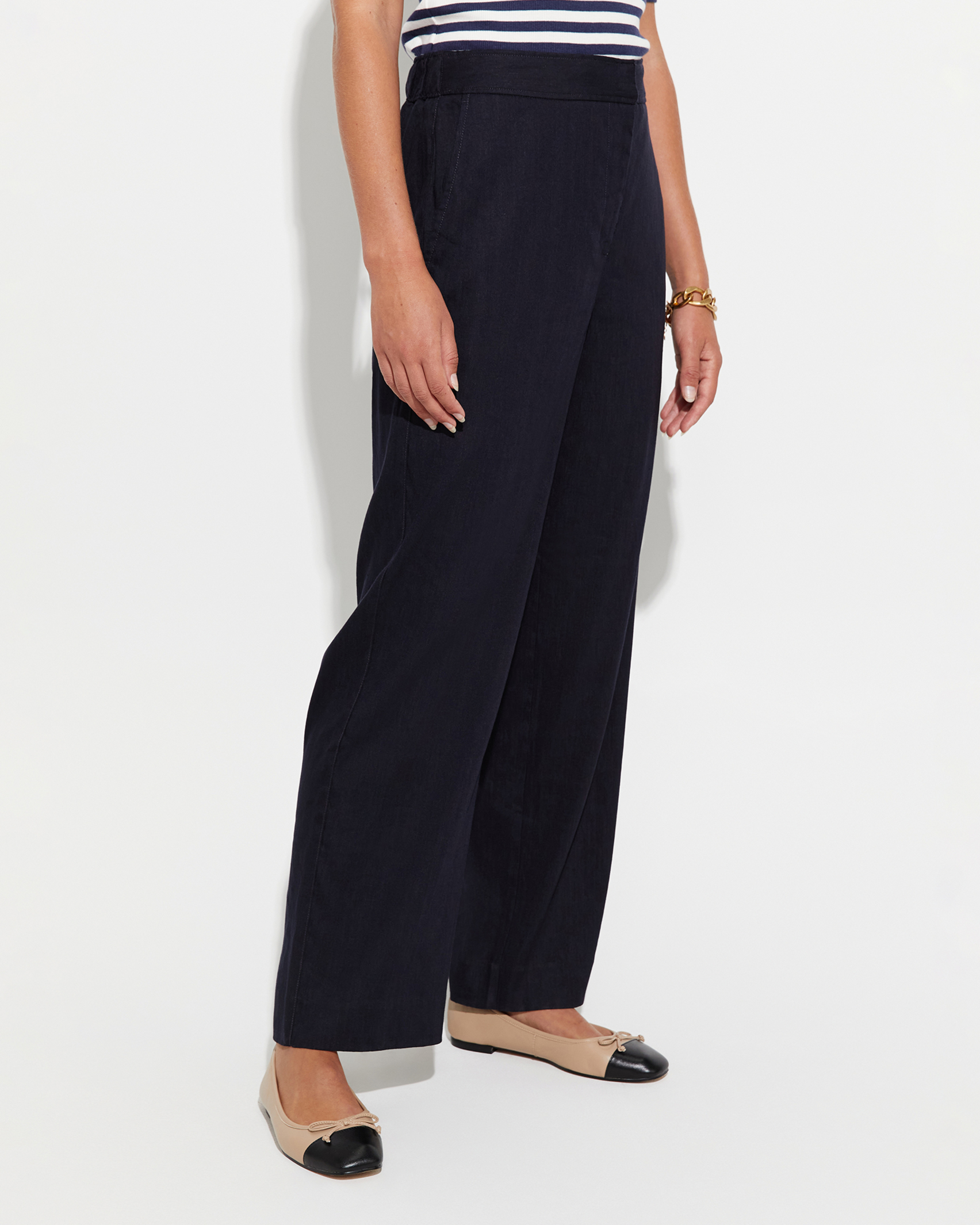 Rosa Wide Leg Pant in CLASSIC NAVY
