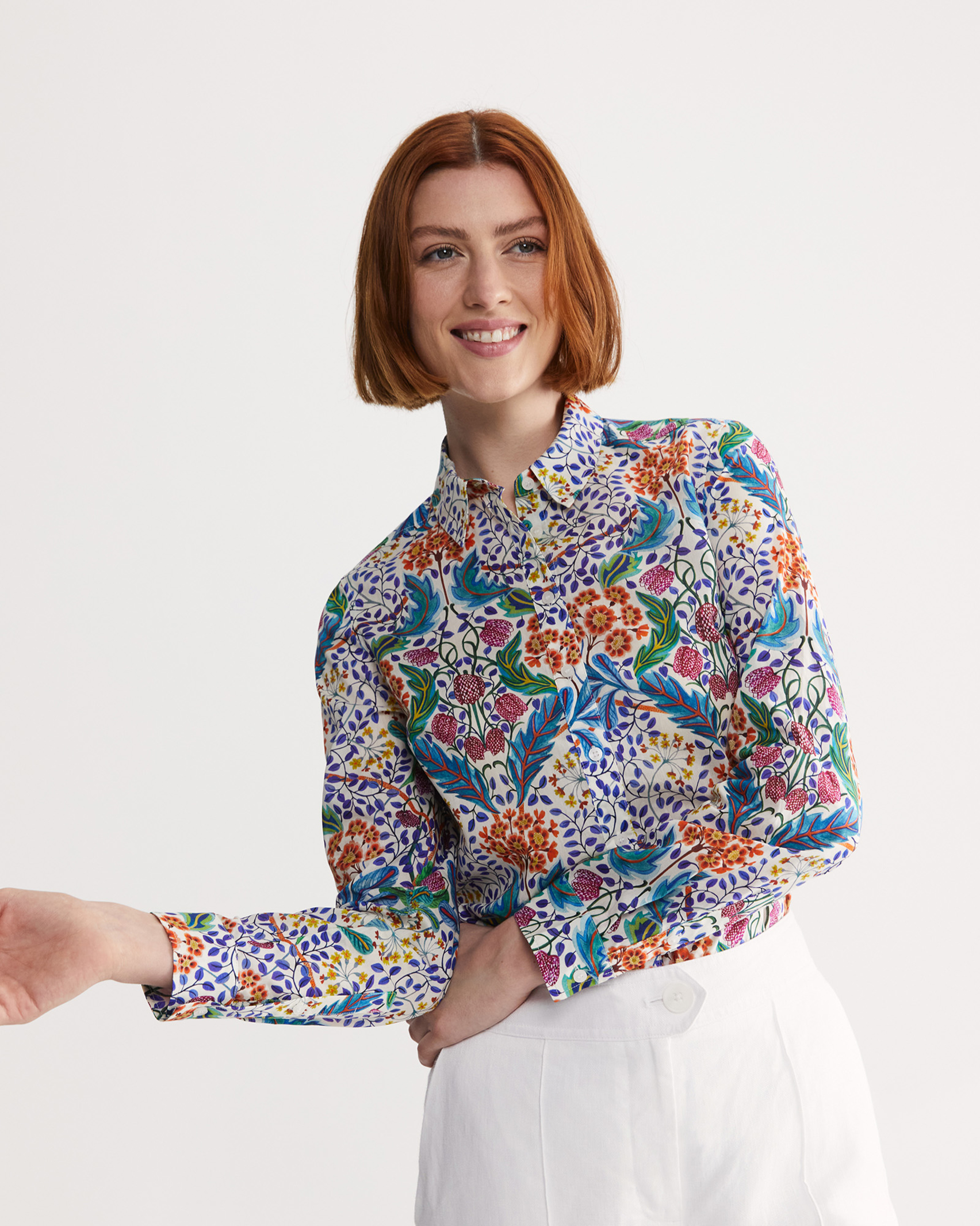 Elm Liberty Shirt in MULTI WHITE