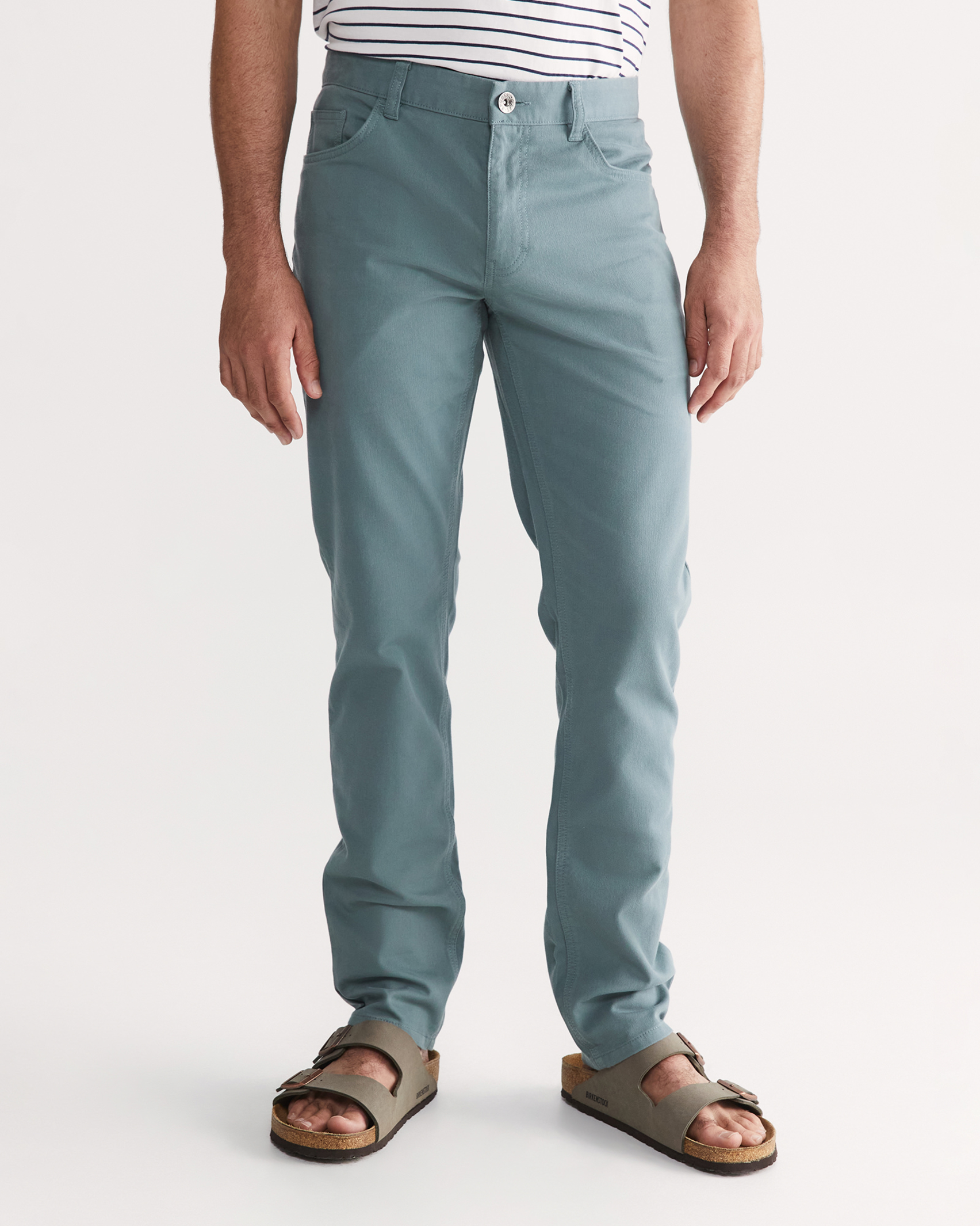 Tapered Bedford Jean in SLATE