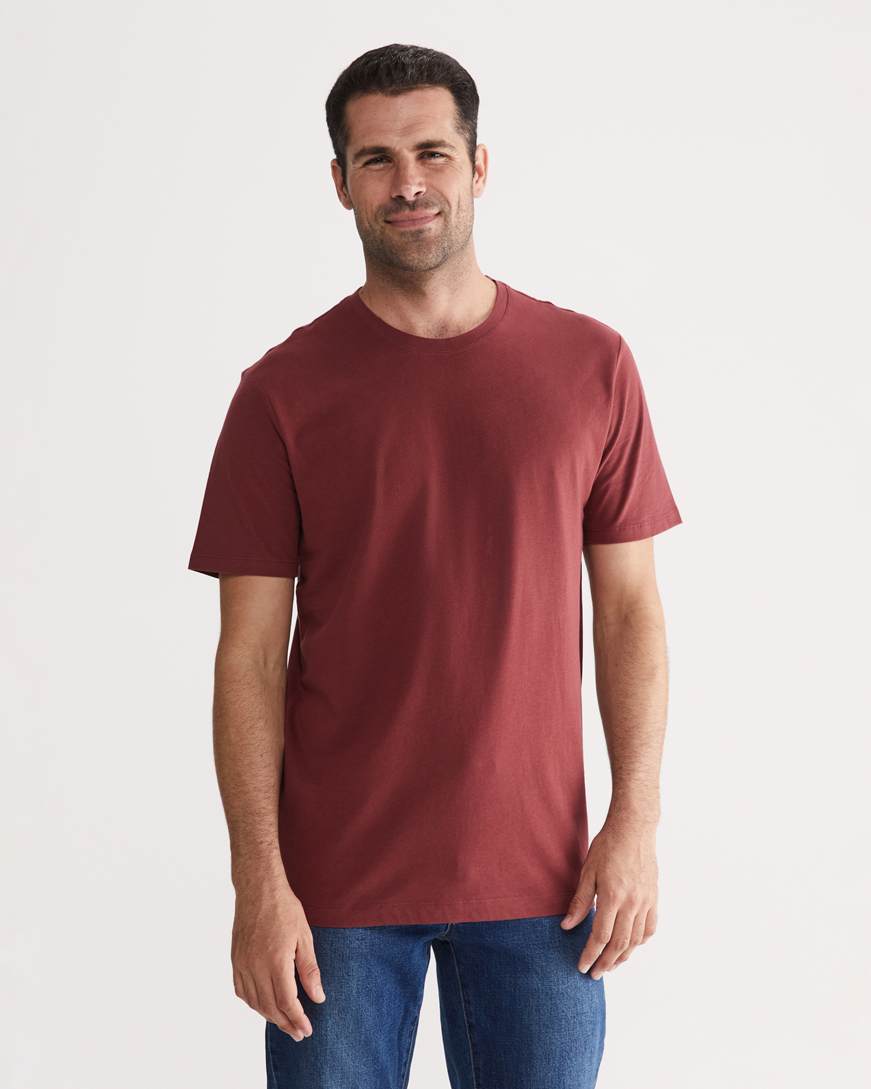 Supersoft Tee in WINE