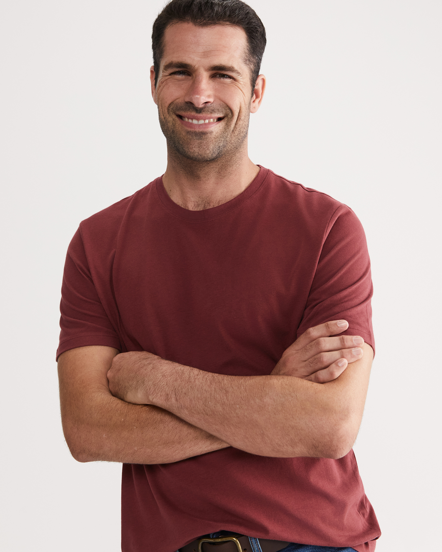 Supersoft Tee in WINE