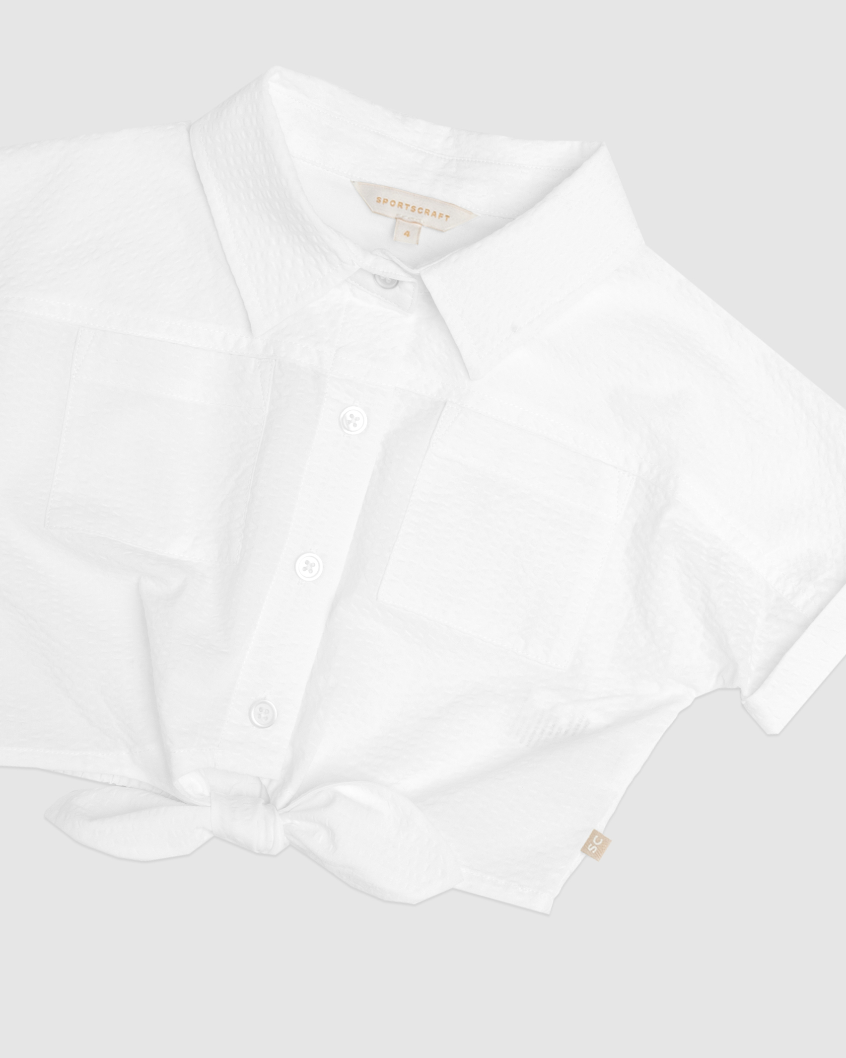 Doris Cotton Shirt in WHITE