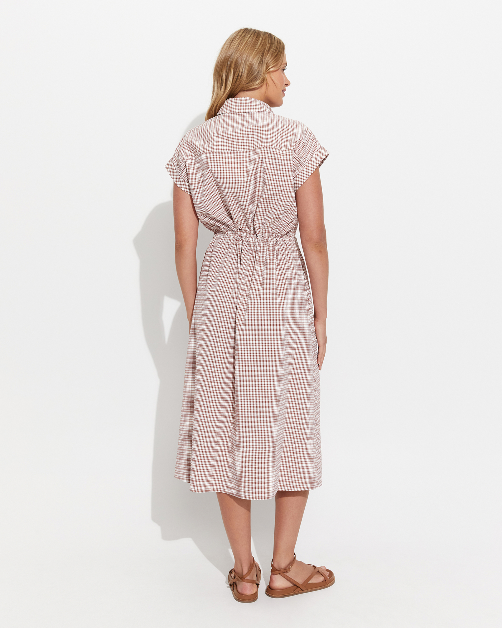 Alex Check Dress in CHECK