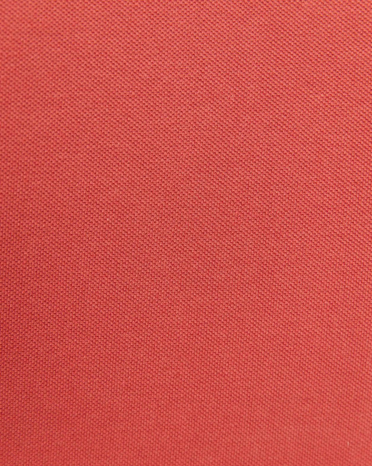 Pique Polo in BURNT ORANGE