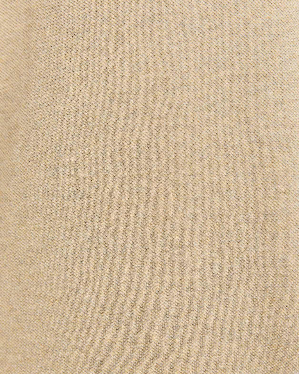 Pique Polo Melange in LIGHT OLIVE