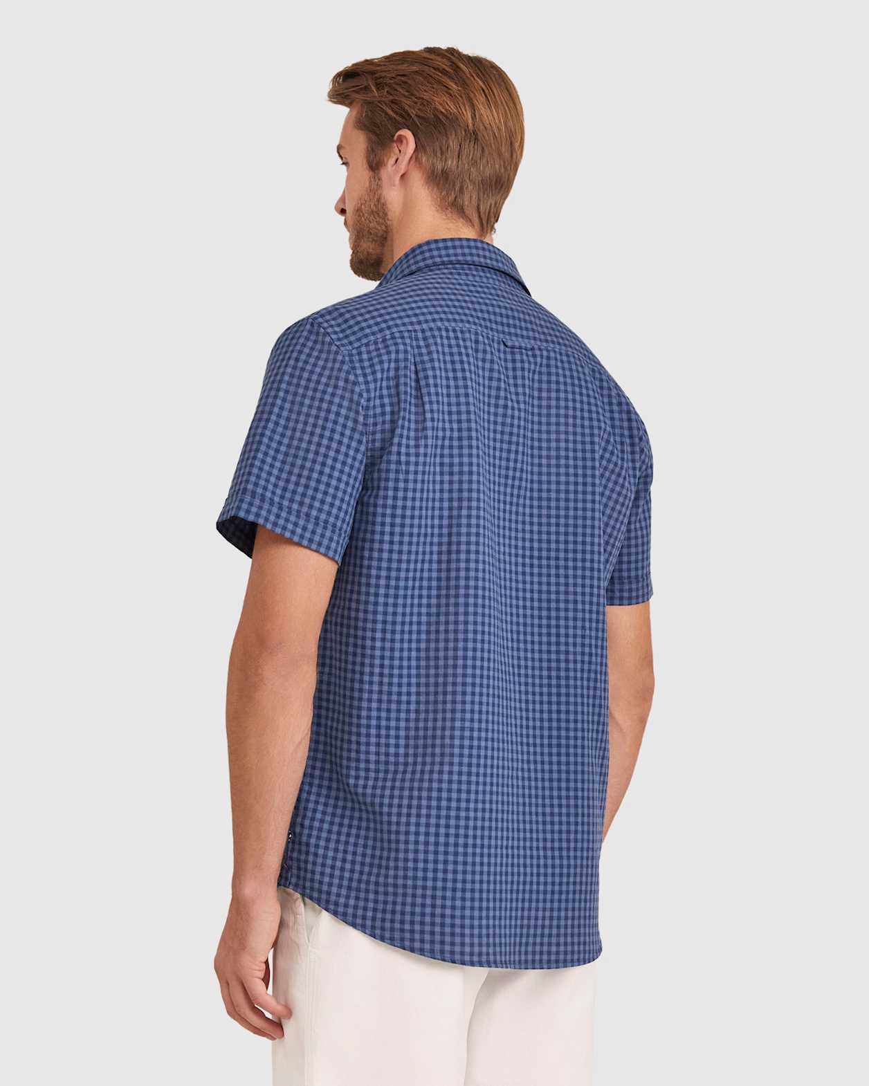 Larry Short Sleeve Shirt in INDIGO