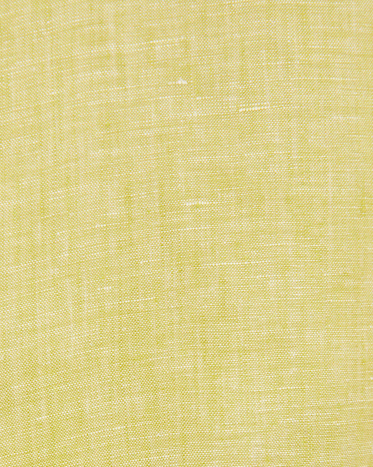 Yarn Dyed Linen Short Sleeve Shirt in CHARTREUSE