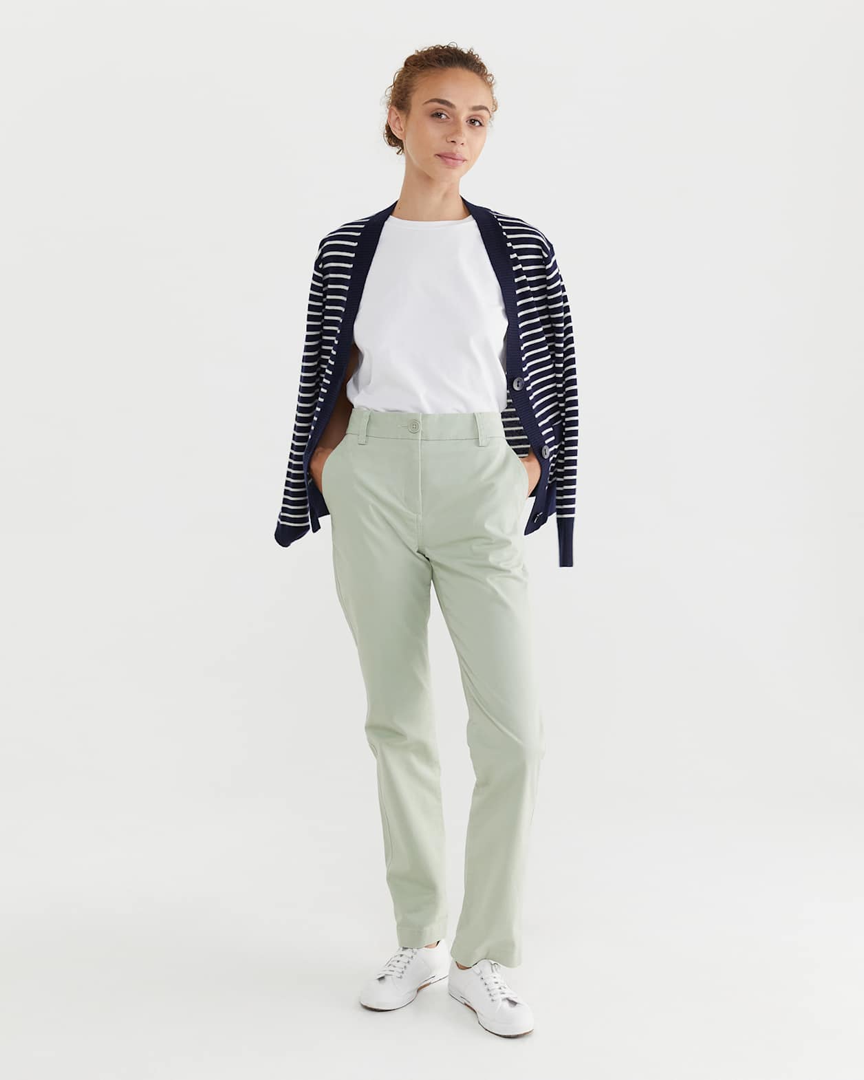 Laura Relaxed Chino in SAGE