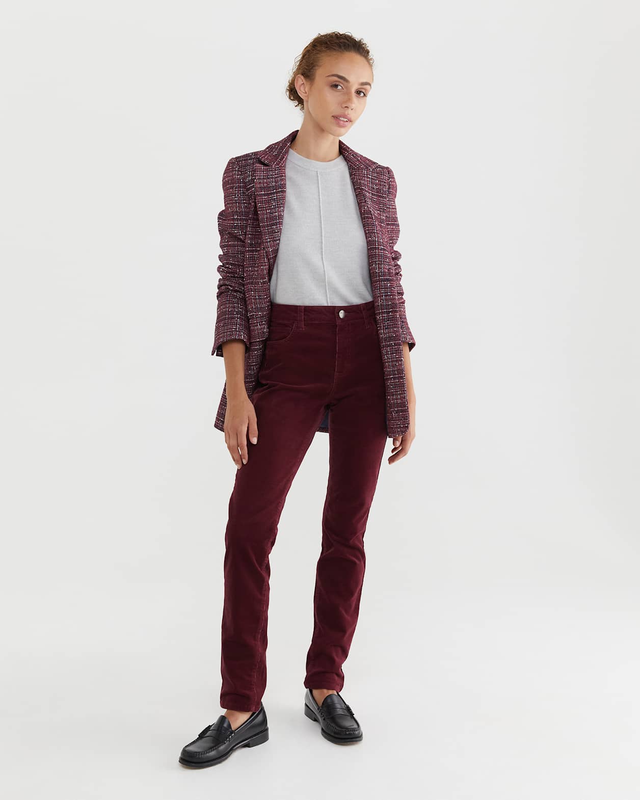 Cord Jean in PLUM