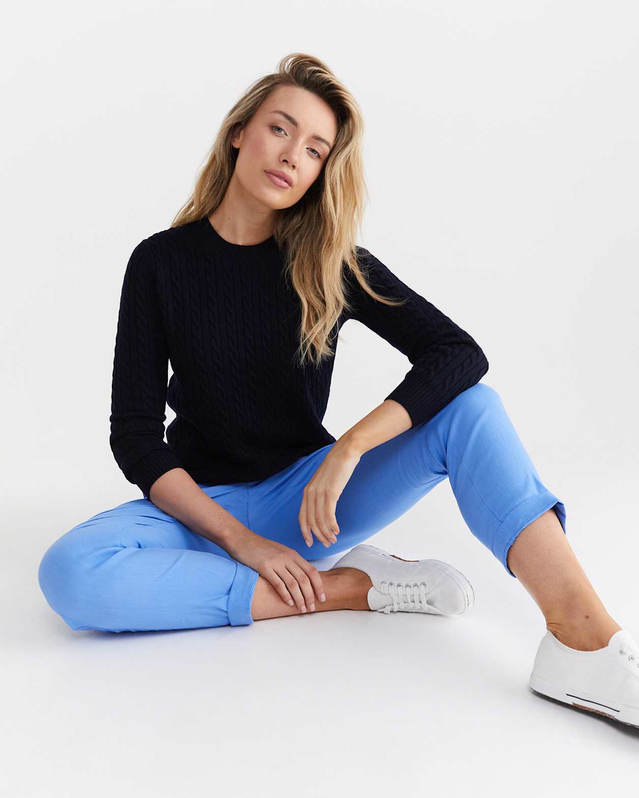 Rosa Linen Pant in MOROCCAN BLUE