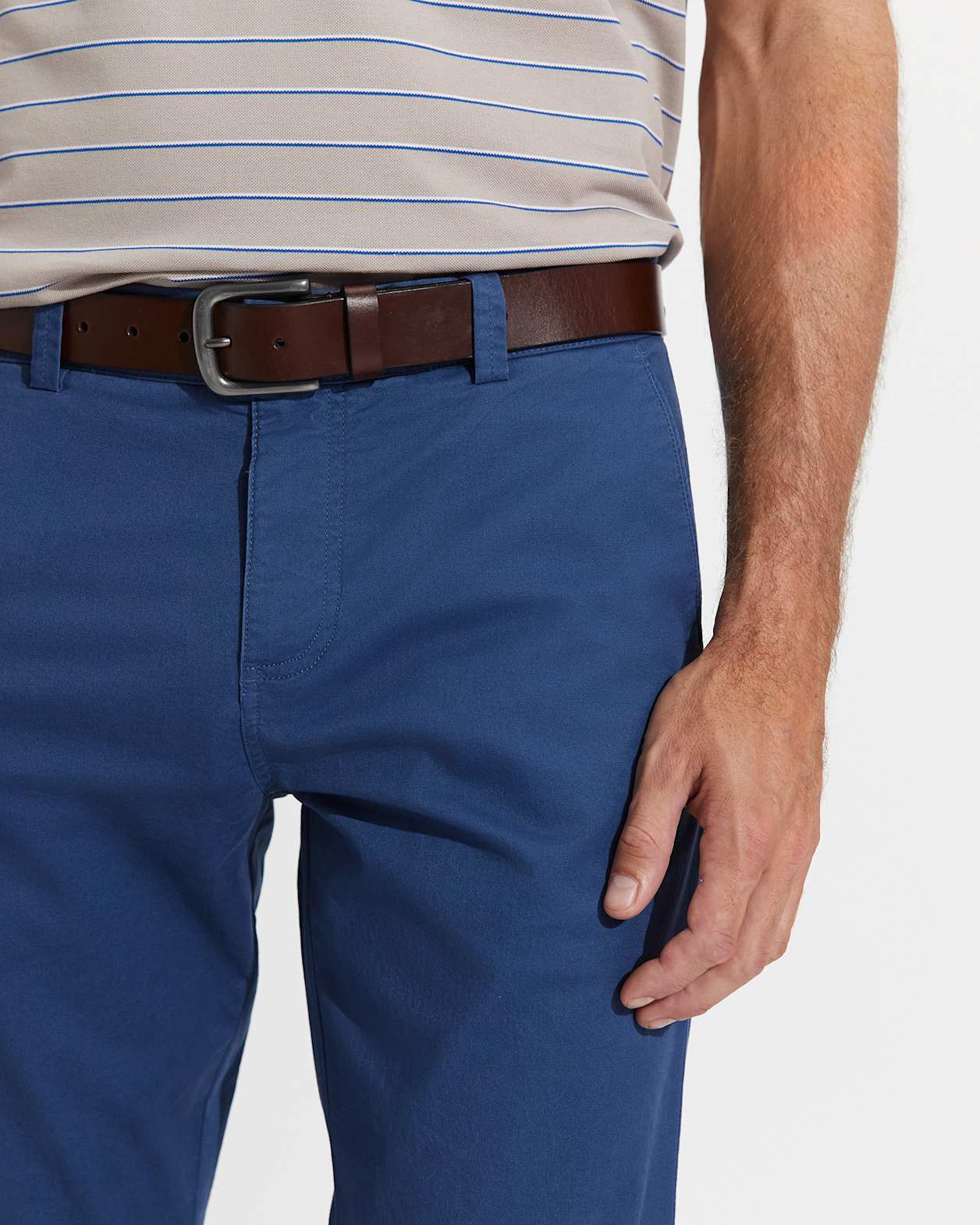 Torra Casual Leather Belt in BROWN