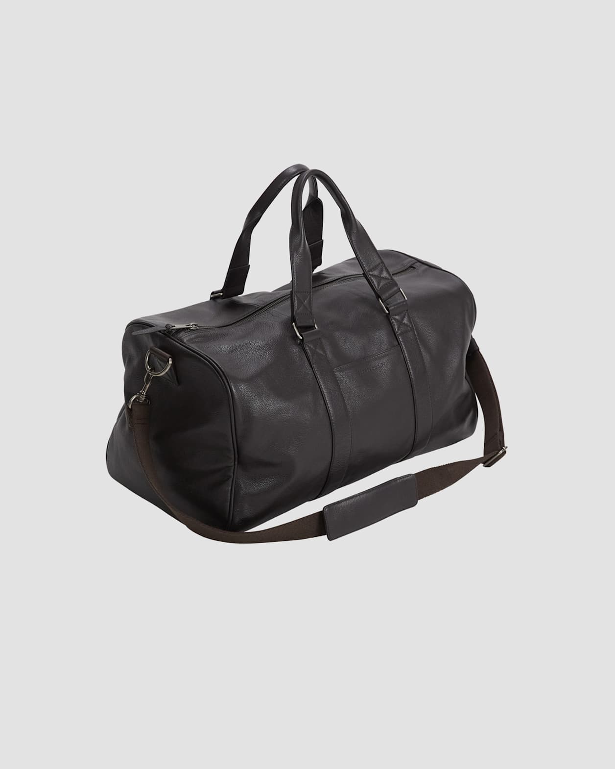 Rye Leather Overnighter in BROWN