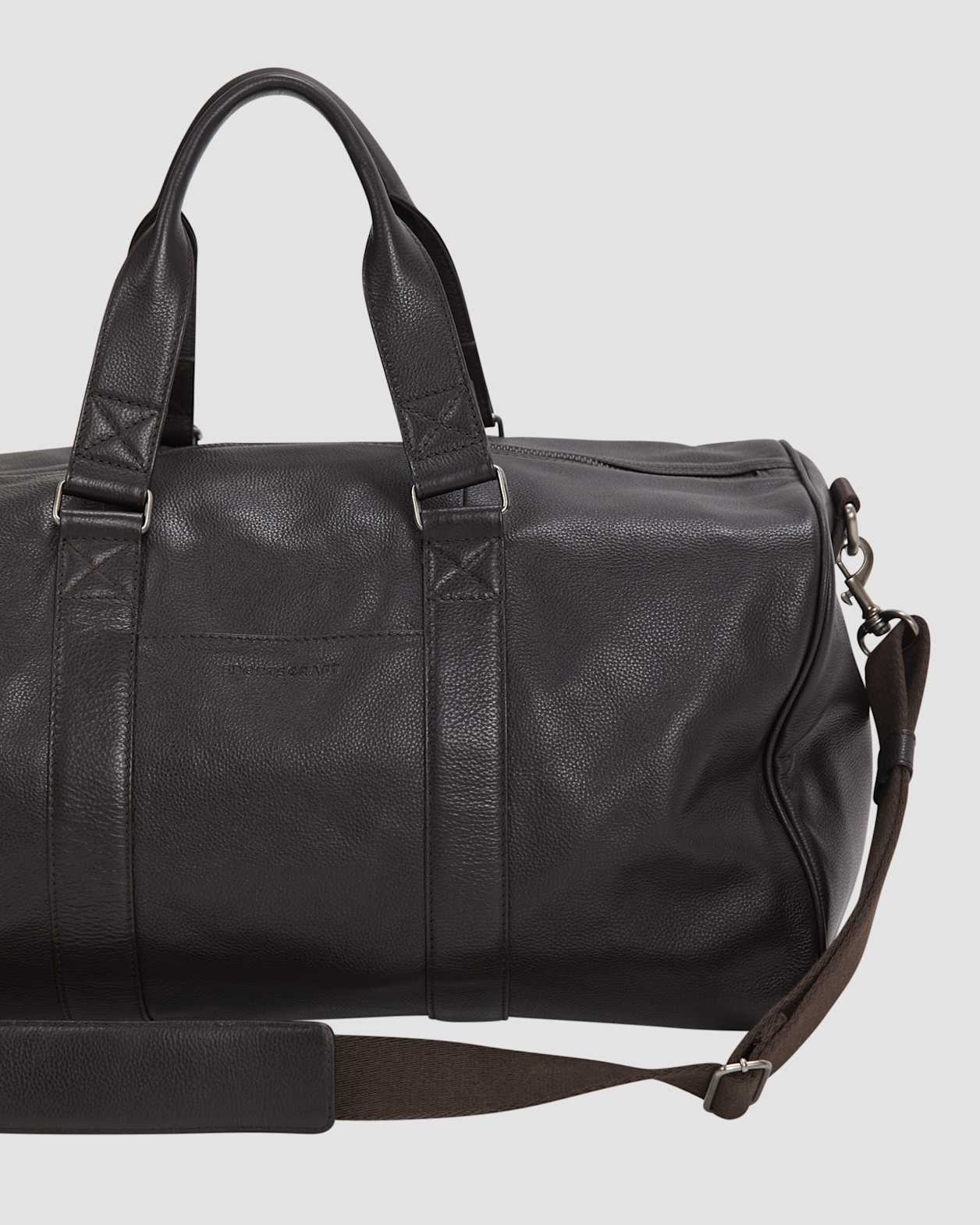 Rye Leather Overnighter in BROWN