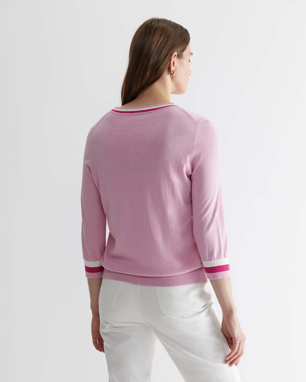 Alphine Silk Blend Knit Top in CANDY